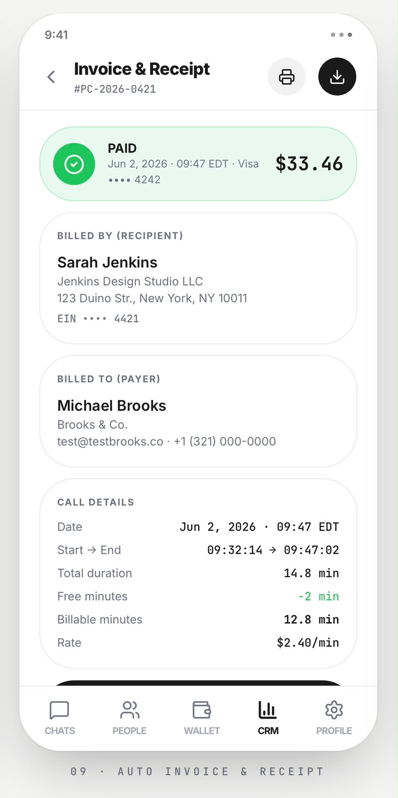 Invoice & Receipt